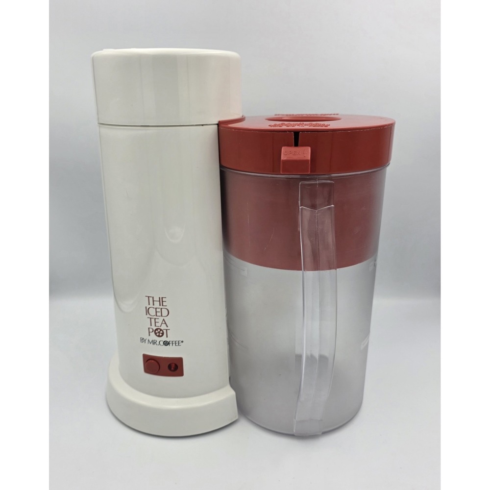 Mr. Coffee The Iced Tea Pot Maker TM1.5 Brew Basket Lid Pitcher Complete Works